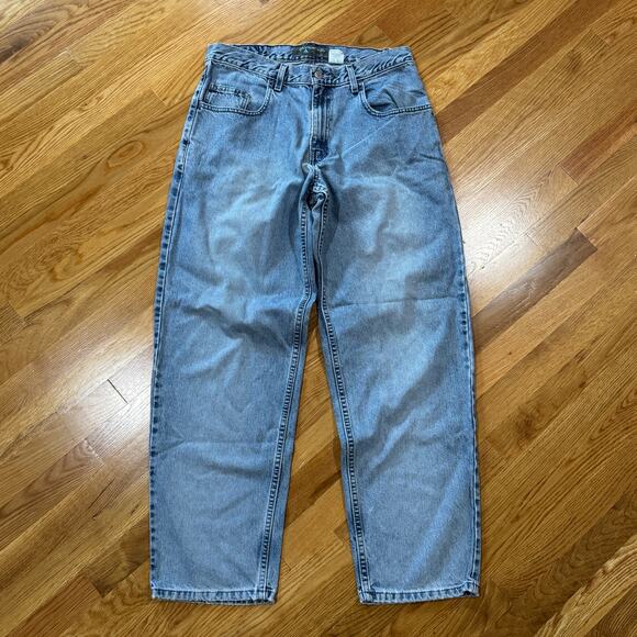 Levi’s SilverTab Baggy Fit Jeans 32x32 Light Wash Vintage 90s Style Denim - Picture 1 of 5